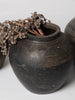 Vintage hand made chinese black pots, smaller size