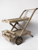 Rare Vintage Indian Ocean trading company teak garden trolley