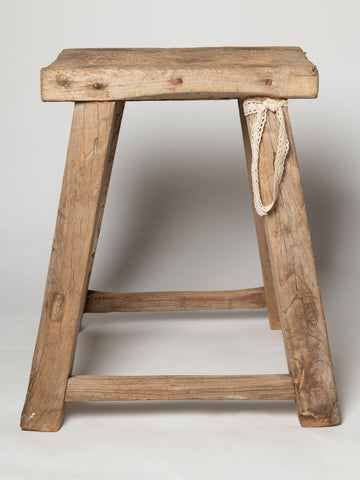 Chunky chinese elm stools