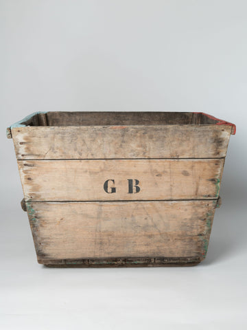 Antique French Champagne Trug