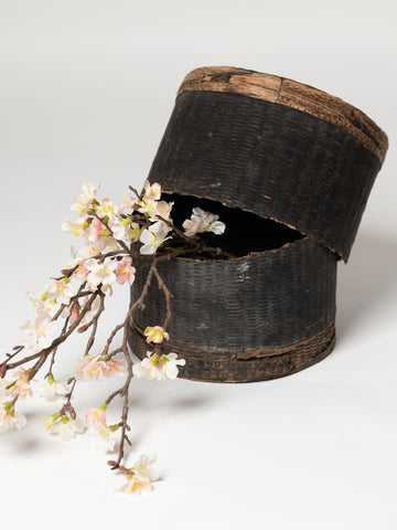 Antique 19th Century Chinese two piece basket