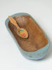 Antique 19th Century Swedish painted root bowl