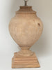 Beautiful wooden table lamps with natural linen shades