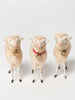 Rare collection antique German Putz sheep