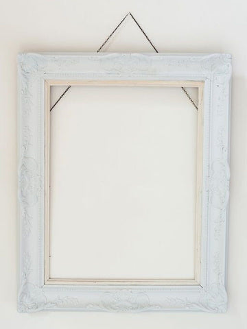 Beautiful Painted Vintage French Picture Frame - Decorative Antiques UK  - 1