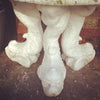 Mid Century Composite Garden Table with 3 fish base - Decorative Antiques UK  - 4