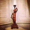 Rare Vintage French Cherub Candelabra - Decorative Antiques UK  - 5