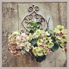 Pretty Vintage French Iron Wall Planter - Decorative Antiques UK - 4