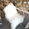 Genuine Ivory Sheepskin Rug - Decorative Antiques UK  - 1