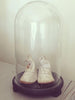 Delightful pair of Antique French Leather baby bootees - Decorative Antiques UK  - 1