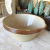 Beautiful Vintage French Stoneware Bowl - Decorative Antiques UK - 4
