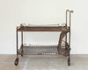 Rare Mid Century Cast Iron Drinks Trolley - Decorative Antiques UK  - 1