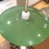 Vintage French Enamel and Porcelain Rise and Fall Pendant ceiling lights - Decorative Antiques UK  - 3