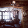 Pair Mid Century Italian Chrome Chandeliers - Decorative Antiques UK  - 5