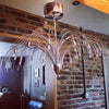 Pair Mid Century Italian Chrome Chandeliers - Decorative Antiques UK  - 6
