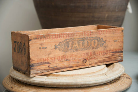 Vintage Small Wooden Box from Holland - Decorative Antiques UK - 1