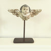 Rare 19th Century Italian Cherub Fragment mounted on steel stand - Decorative Antiques UK  - 2