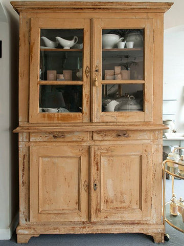 Antique 19th Century French Dresser with original paint - Decorative Antiques UK  - 1