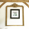 Huge Antique French Gilt Crested top Frame, circa 19th Century - Decorative Antiques UK  - 2