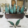 Handmade Copper Feathers with Verdigris Patina - Decorative Antiques UK - 2