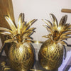 Stunning Matching Pair Mid Century Brass Pineapples 24cm high - Decorative Antiques UK - 8