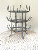 Vintage French Galvanised Bottle Dryer/Display tree - Decorative Antiques UK - 1