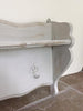 Pretty Vintage French Painted Hooks with display shelf - Decorative Antiques UK  - 1