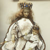 Antique Belgian Madonna and Baby Child Wax Dolls - Decorative Antiques UK - 5