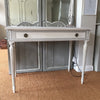 Pretty Vintage French Desk, circa 1920's painted in Old Grey paint - Decorative Antiques UK - 1