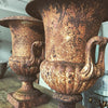 Pair Vintage Cast Iron Urns - Decorative Antiques UK  - 4