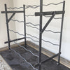 Small Vintage French Country Style Metal Wine Rack - Decorative Antiques UK - 2