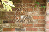 Pretty Vintage French Iron Wall Planter - Decorative Antiques UK - 3