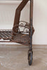 Rare Mid Century Cast Iron Drinks Trolley - Decorative Antiques UK  - 4