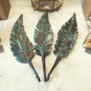 Handmade Copper Feathers with Verdigris Patina - Decorative Antiques UK - 6