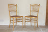 Pair of 19th Century French Gilt Wood and Cane chairs - Decorative Antiques UK  - 2
