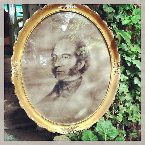 Victorian Pencil Drawing Framed Picture of a Gentleman - Decorative Antiques UK - 1