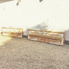 Gorgeous Pair Large Antique French Wooden Pediment Fragments with original paint - Decorative Antiques UK  - 3