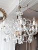 Stunning Pair Vintage 8 arm Venetian Chandeliers - Decorative Antiques UK - 1