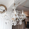 Stunning Pair Vintage 8 arm Venetian Chandeliers - Decorative Antiques UK - 2