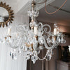 Stunning Pair Vintage 8 arm Venetian Chandeliers - Decorative Antiques UK - 3