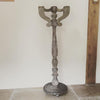 Antique French Wooden Standing Candelabra with original paint - Decorative Antiques UK - 7