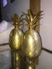 Stunning Matching Pair Mid Century Brass Pineapples 24cm high - Decorative Antiques UK - 10