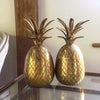 Stunning Matching Pair Mid Century Brass Pineapples 24cm high - Decorative Antiques UK - 3