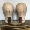 Vintage Cloth Covered Display Head/Wig Stand - Decorative Antiques UK - 3