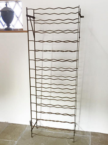 Large Vintage French Country Wine rack with original paint - Decorative Antiques UK  - 1
