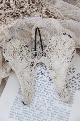 Jeanne D'arc Living Small Lace Angel Wings - Decorative Antiques UK