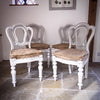 Set of 4 Antique 19th Century Painted Dining Chairs - Decorative Antiques UK  - 2
