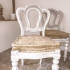 Set of 4 Antique 19th Century Painted Dining Chairs - Decorative Antiques UK  - 1