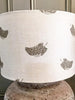 Peony and Sage "Feathers" Drum lampshade 30cm - Decorative Antiques UK - 1