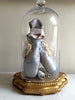 Gorgeous Pair Vintage Blue Ballet Pointe Shoes - Decorative Antiques UK  - 1